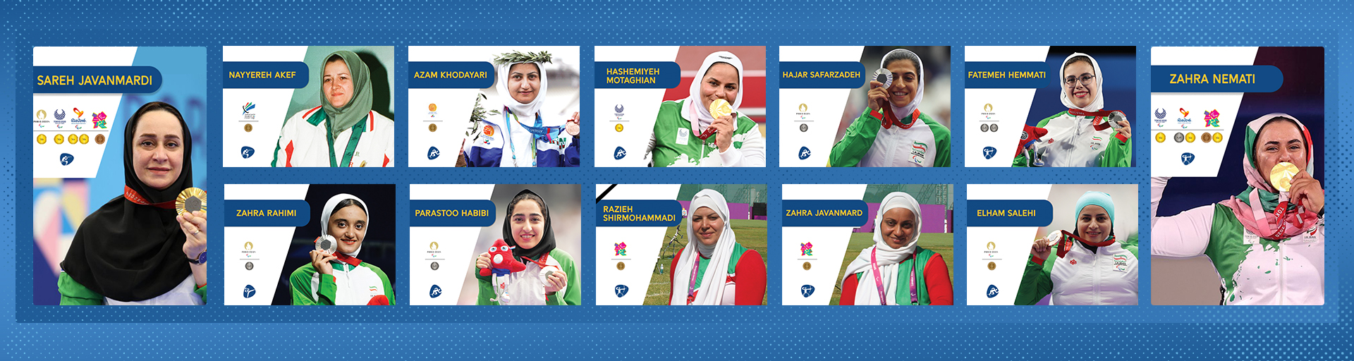 Iranian Female Medalists at Paralympics