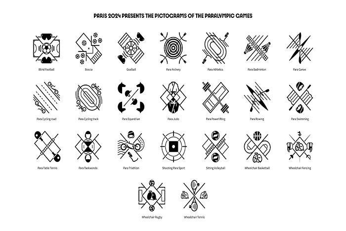 طراحی پیکتوگرام‌هایی متفاوت برای بازی‌های پارالمپیک پاریس ۲۰۲۴