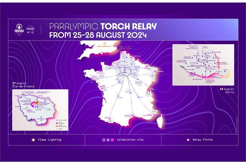 news| paralympic| Paris 2024 unveils the route of the Paralympic Torch Relay