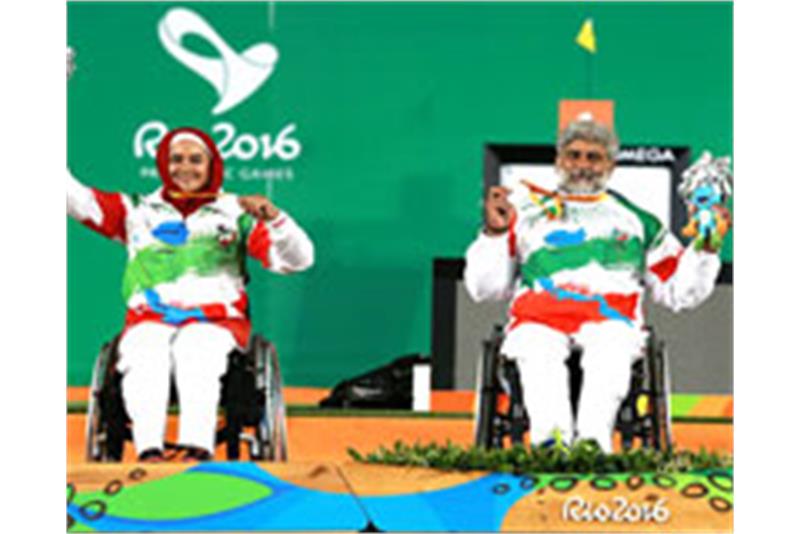 Iran-Mixed-Team-Recurve-takes-silver-at-Rio