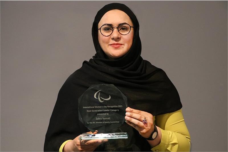 Zahra Nemati lauded by NPC Iran GB for international achievements