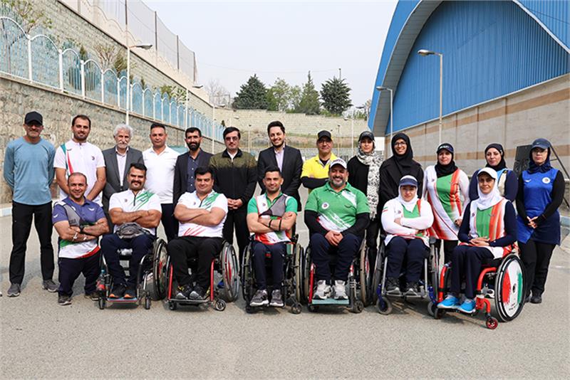 news| paralympic| NPC President meets Iranian Para Archers at the 3rd National Prep Camp