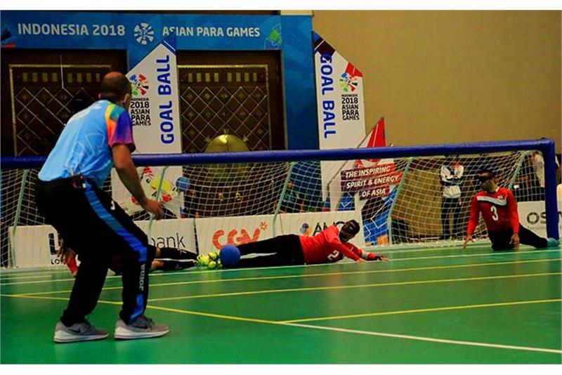 Iranian Men’s Squad at the New Goalball Camp