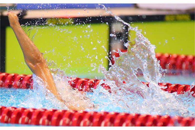 Iranian para swimmers attend in the 15 Hangzhou prep camp