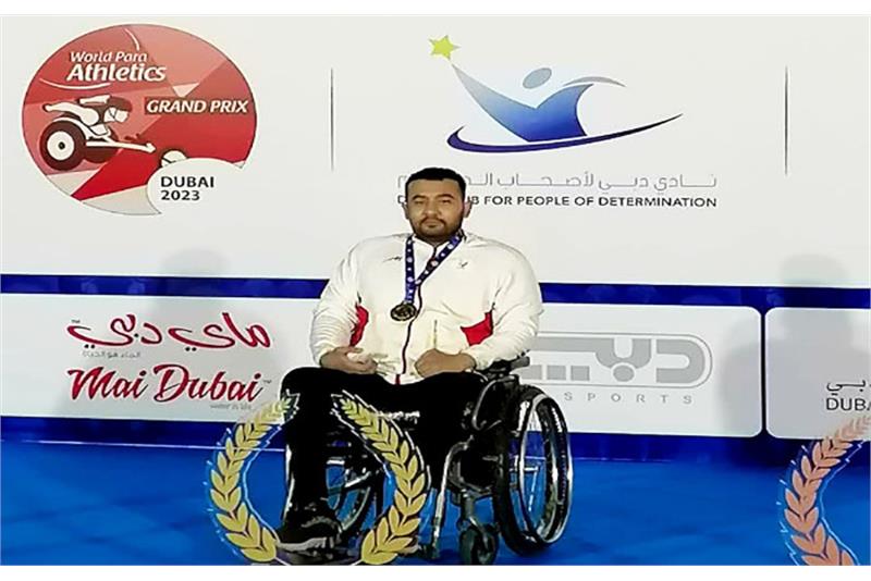 Rashid Masjedi wins Dubai 2023 World Para Athletics GP Title