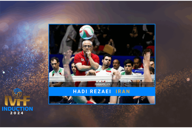 paralympic| news| Hadi Rezaei, First Iranian to be inducted into International Volleyball Hall of Fame