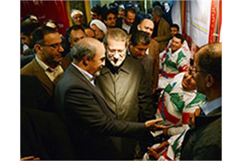 i.r. iran npc exhibition in the parliament