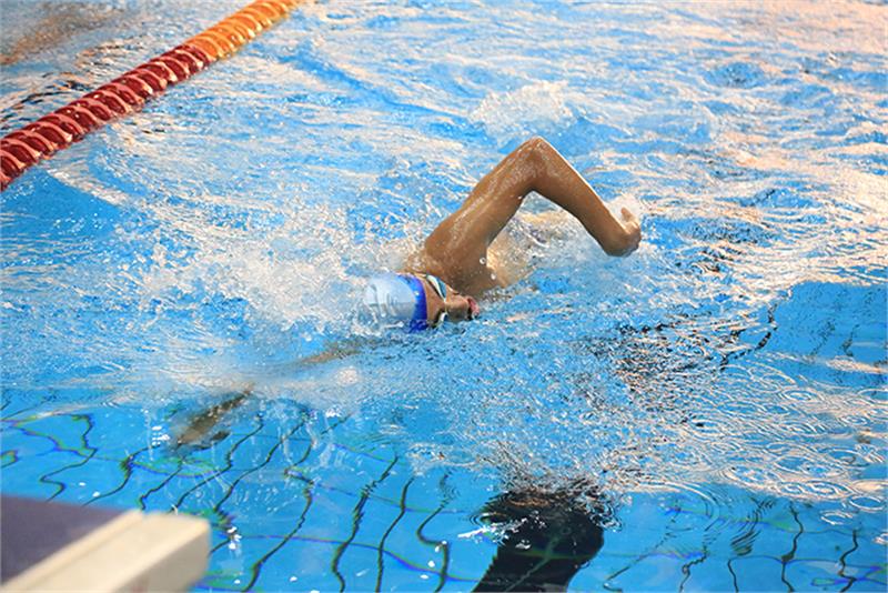 Iran's VI Swimmer Karimi at Azadi Camp