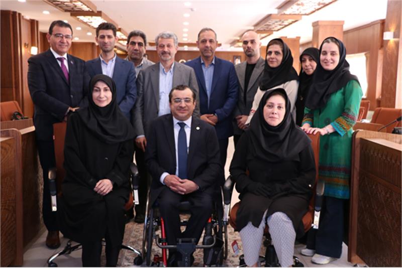 APC President meets Iranian officials of National Paralympic Academy