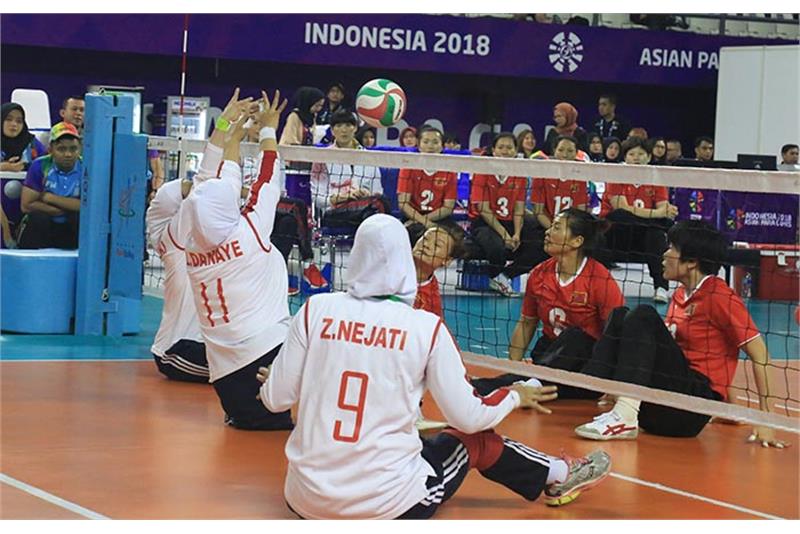 Women’s sitting volleyball camp is running in Tehran